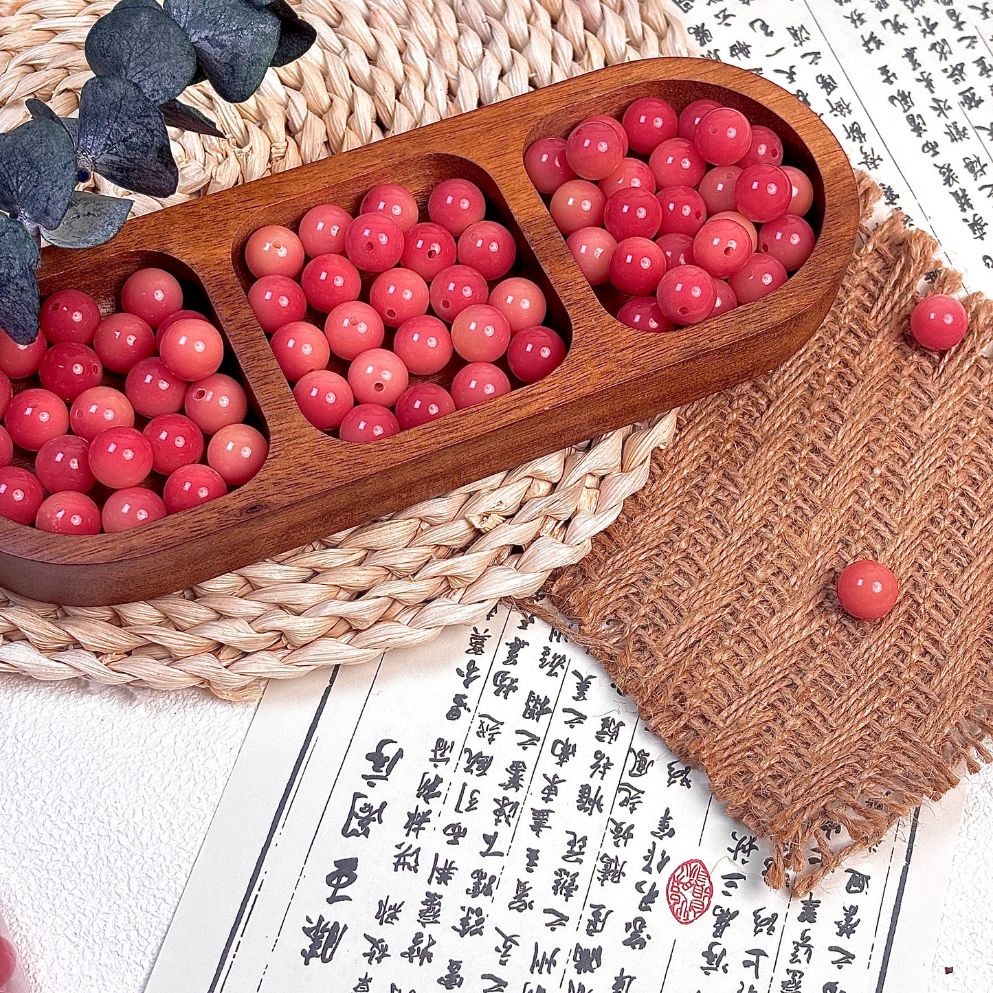 ナチュラルボディラウンドビーズ