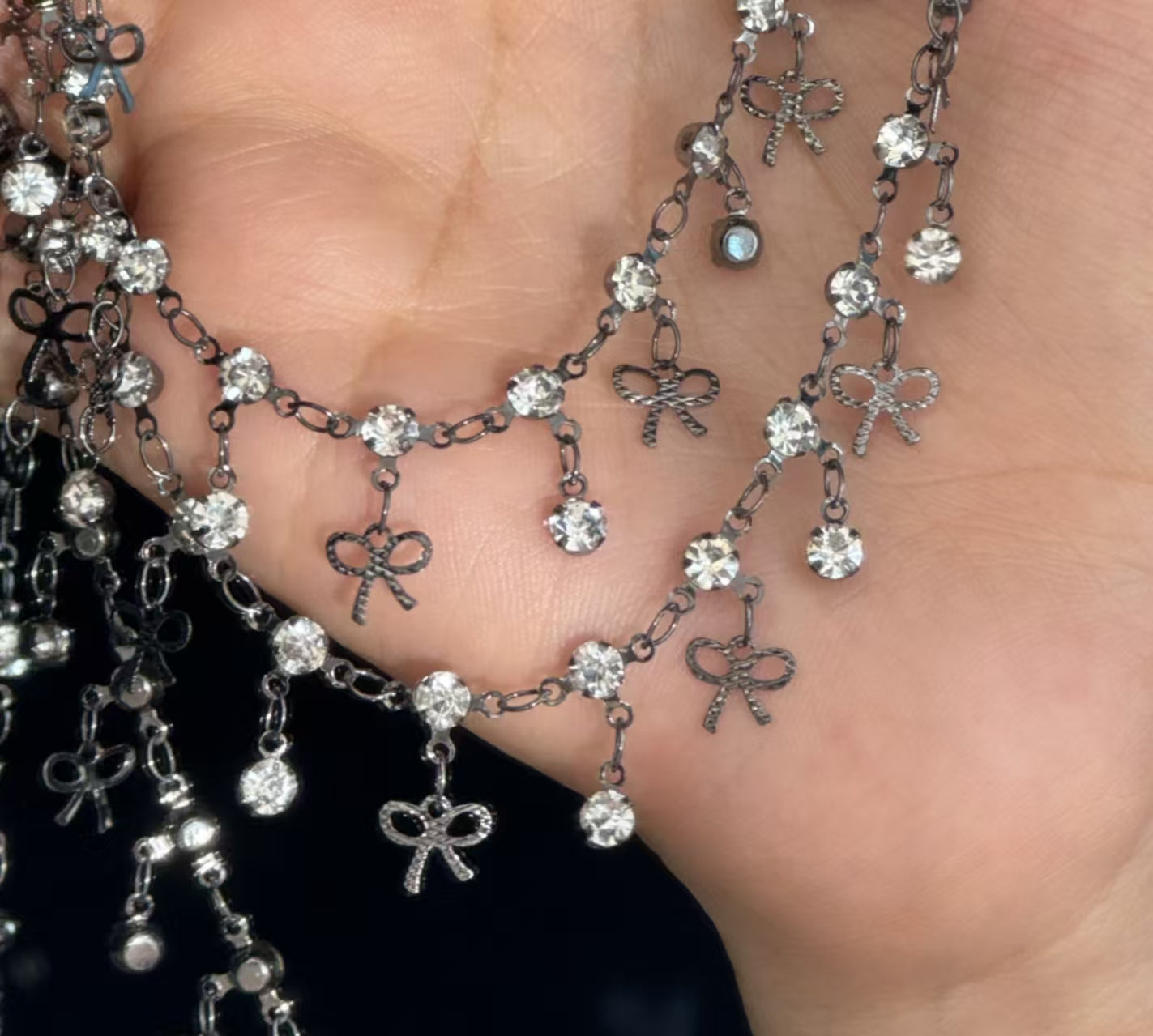 DIYチェーン仙気リボンキュービックハンドメード素材の腕輪·ネックレスアクセサリーブロンズ