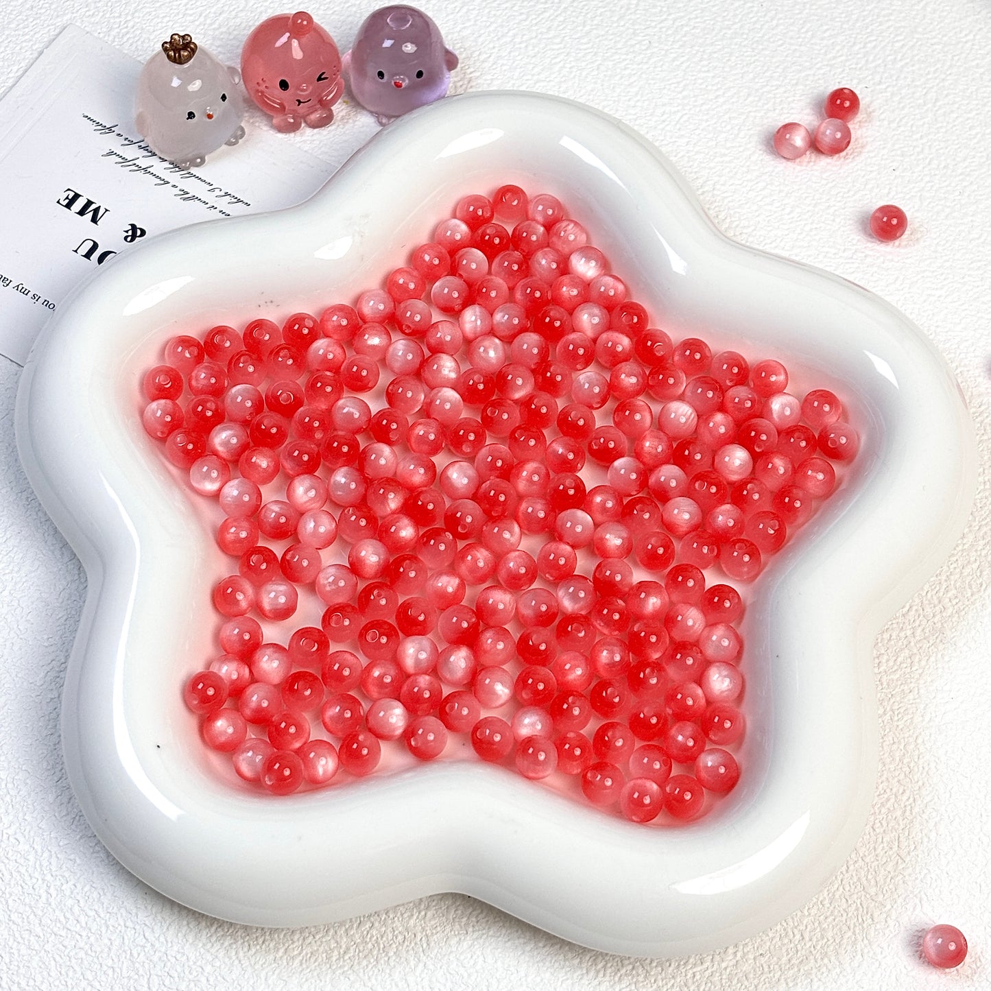 樹脂猫のアイビーズ8mm