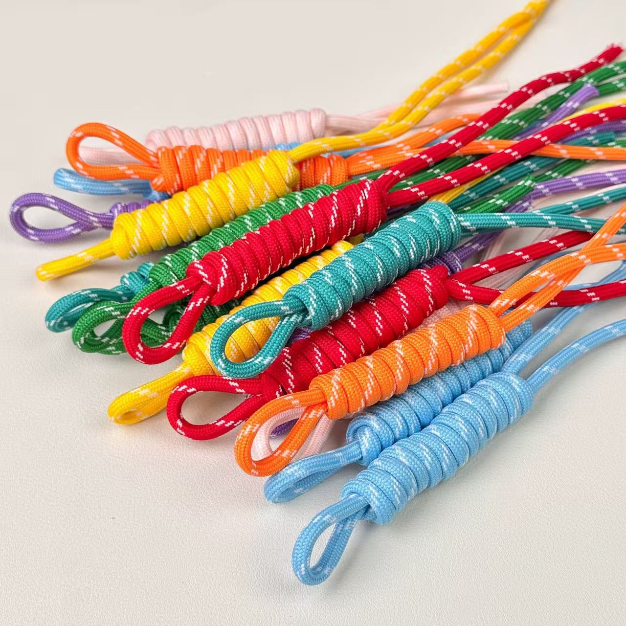 カラードーパミンホップ芯傘ひも編みブレスレットネックレスペンダントひもビーズ素材diyバッグストラップアクセサリー