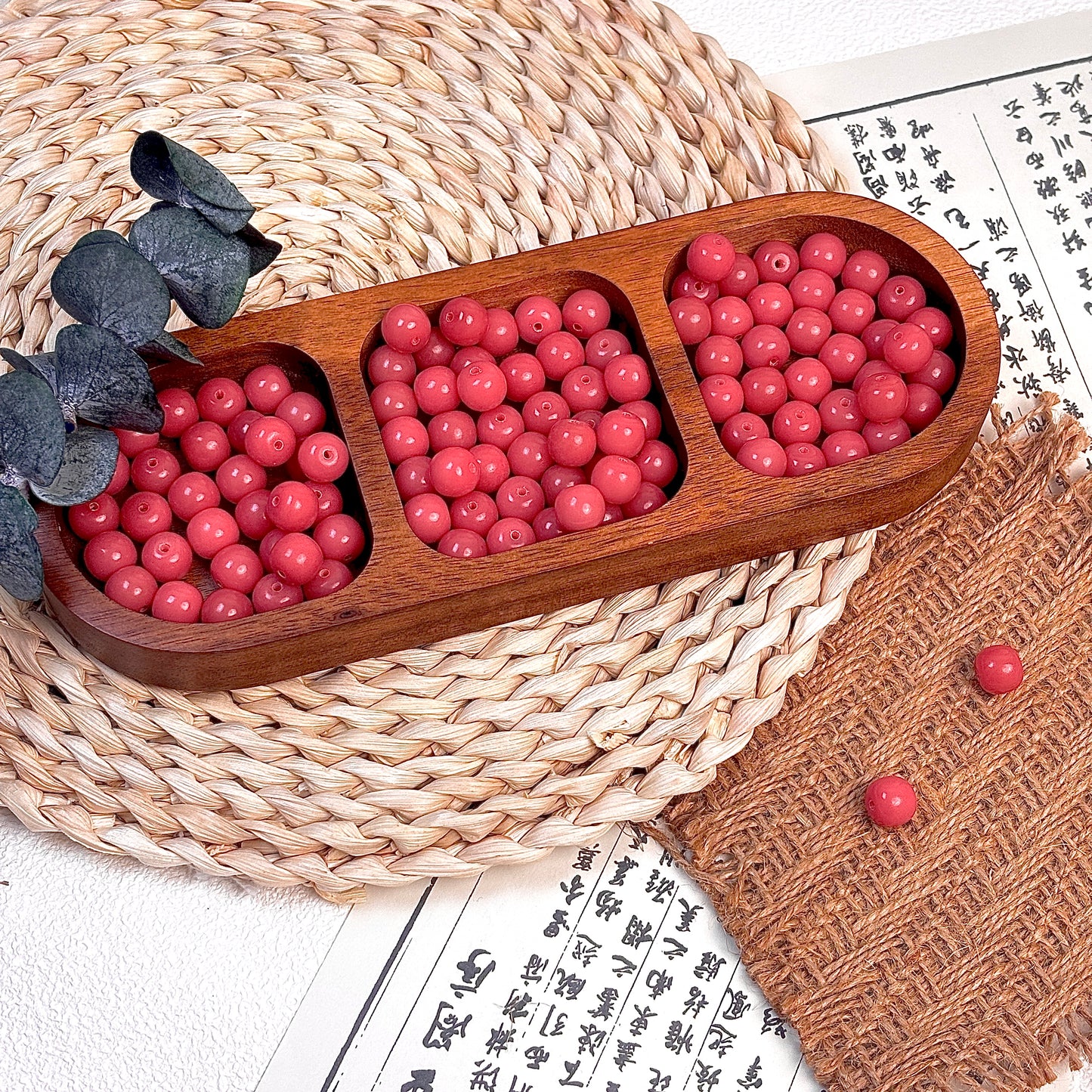 ナチュラルボディラウンドビーズ