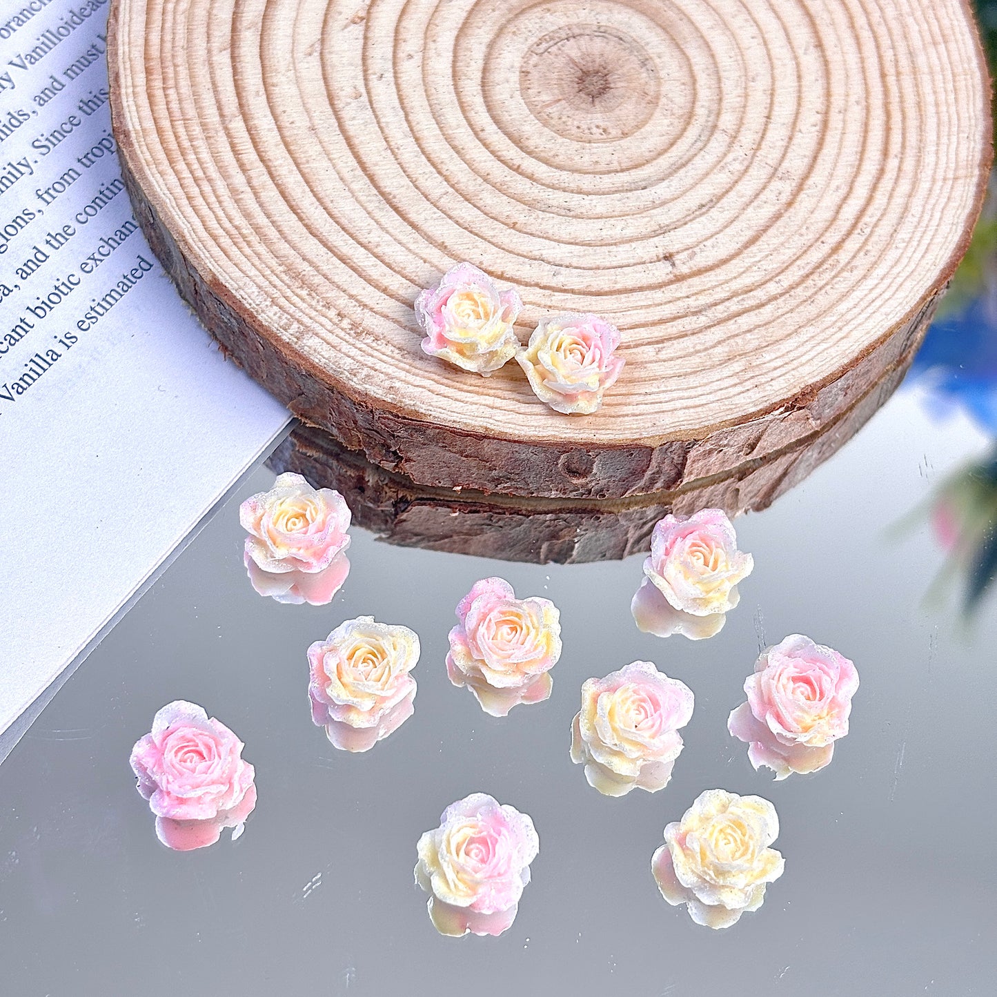 蛍光ソフトジェルローズ