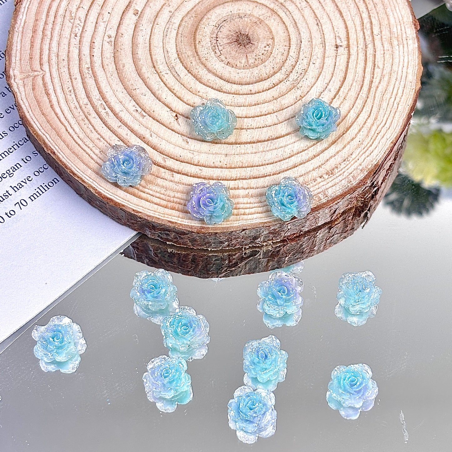 蛍光ソフトジェルローズ