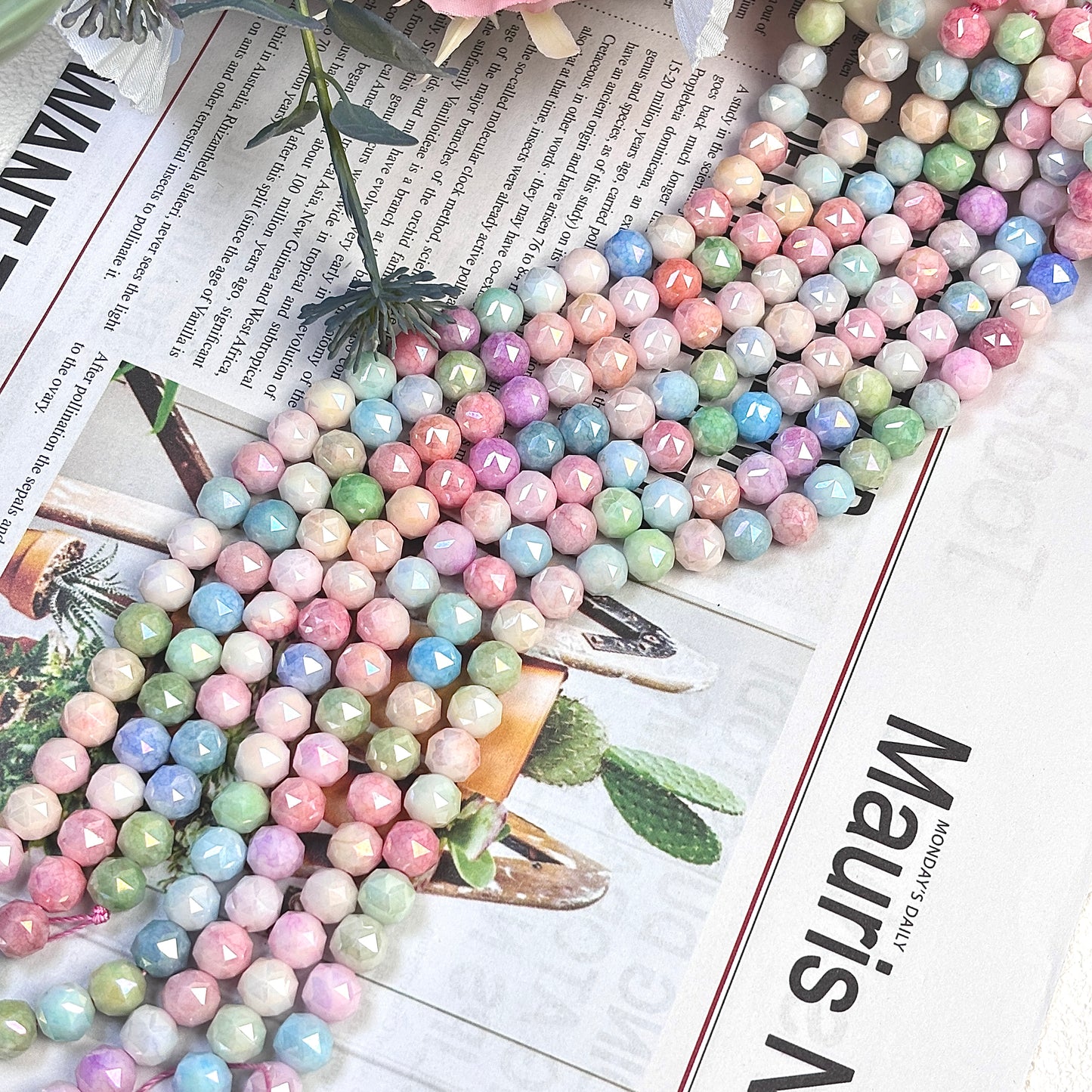 カラフルなビーズ