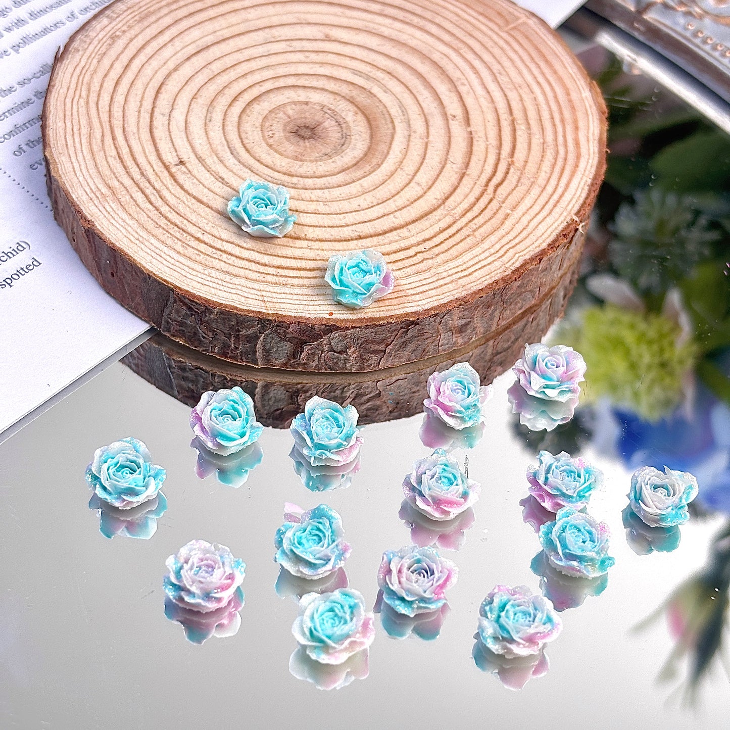 蛍光ソフトジェルローズ