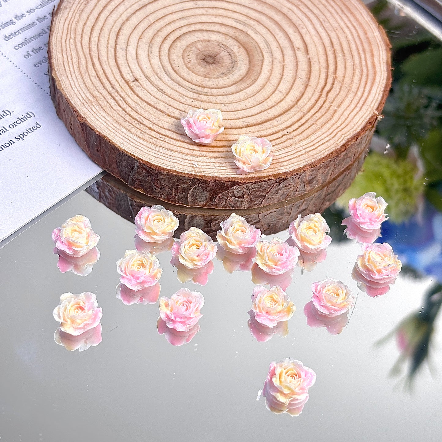 蛍光ソフトジェルローズ