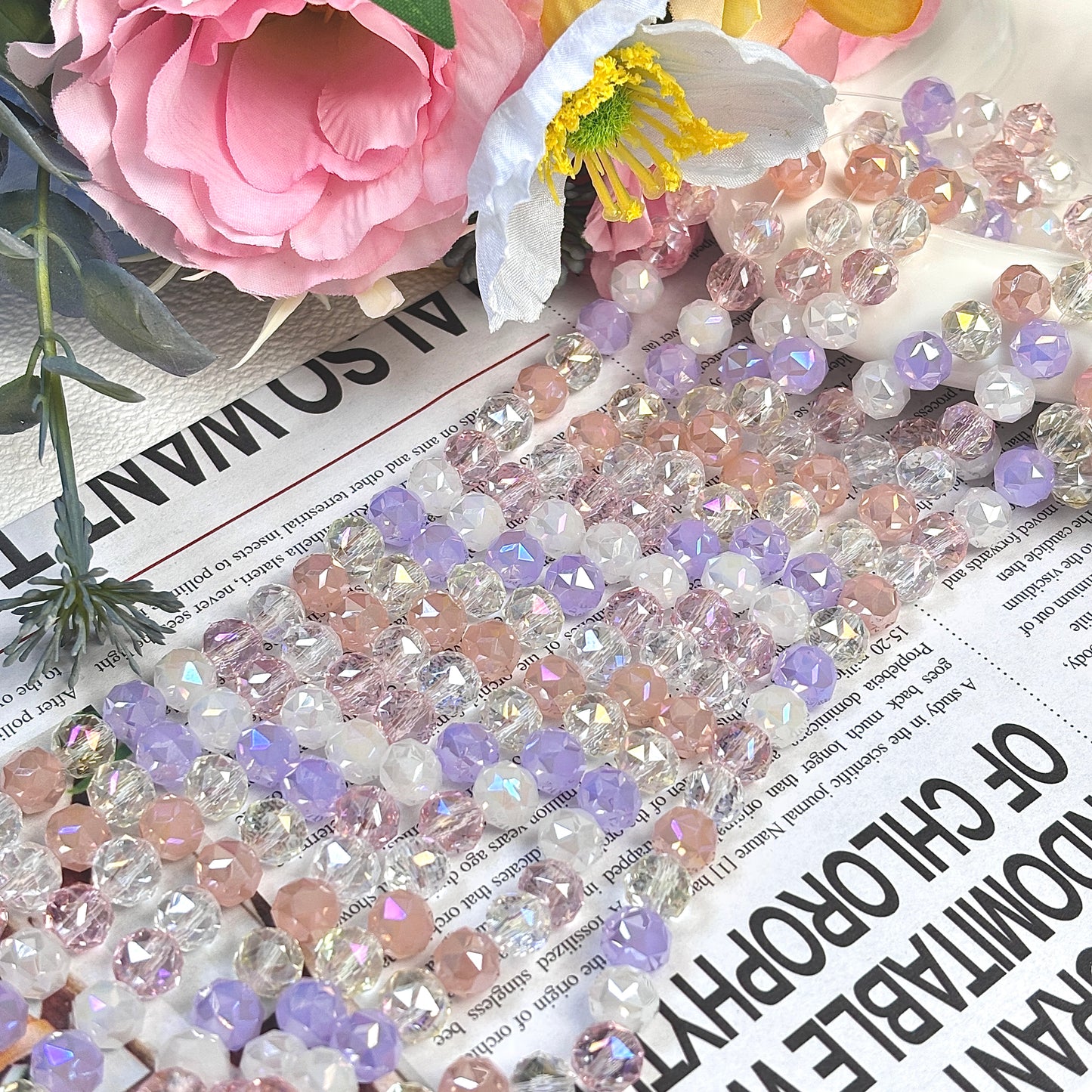 カラフルなビーズ