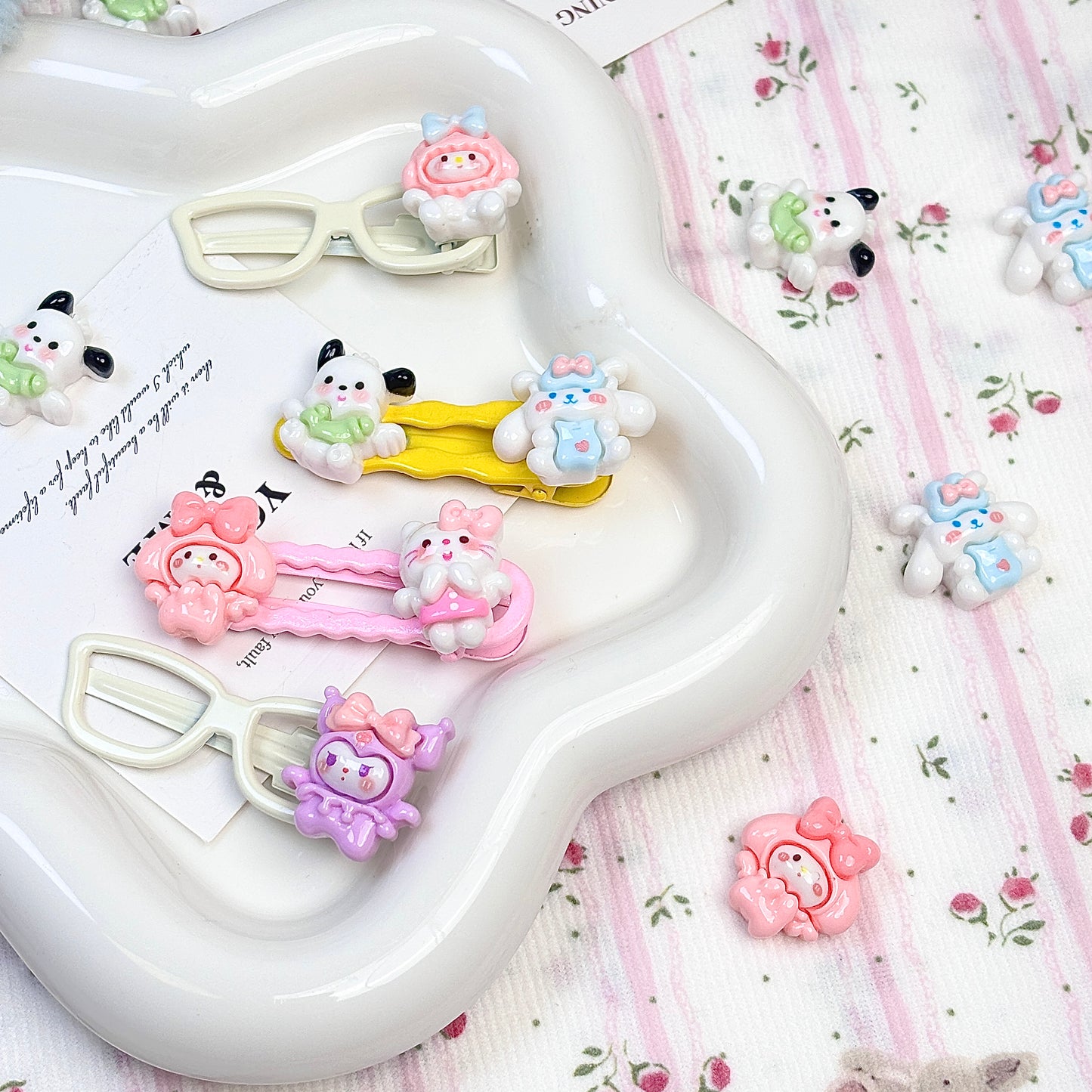 樹脂かわいい漫画のステッカー