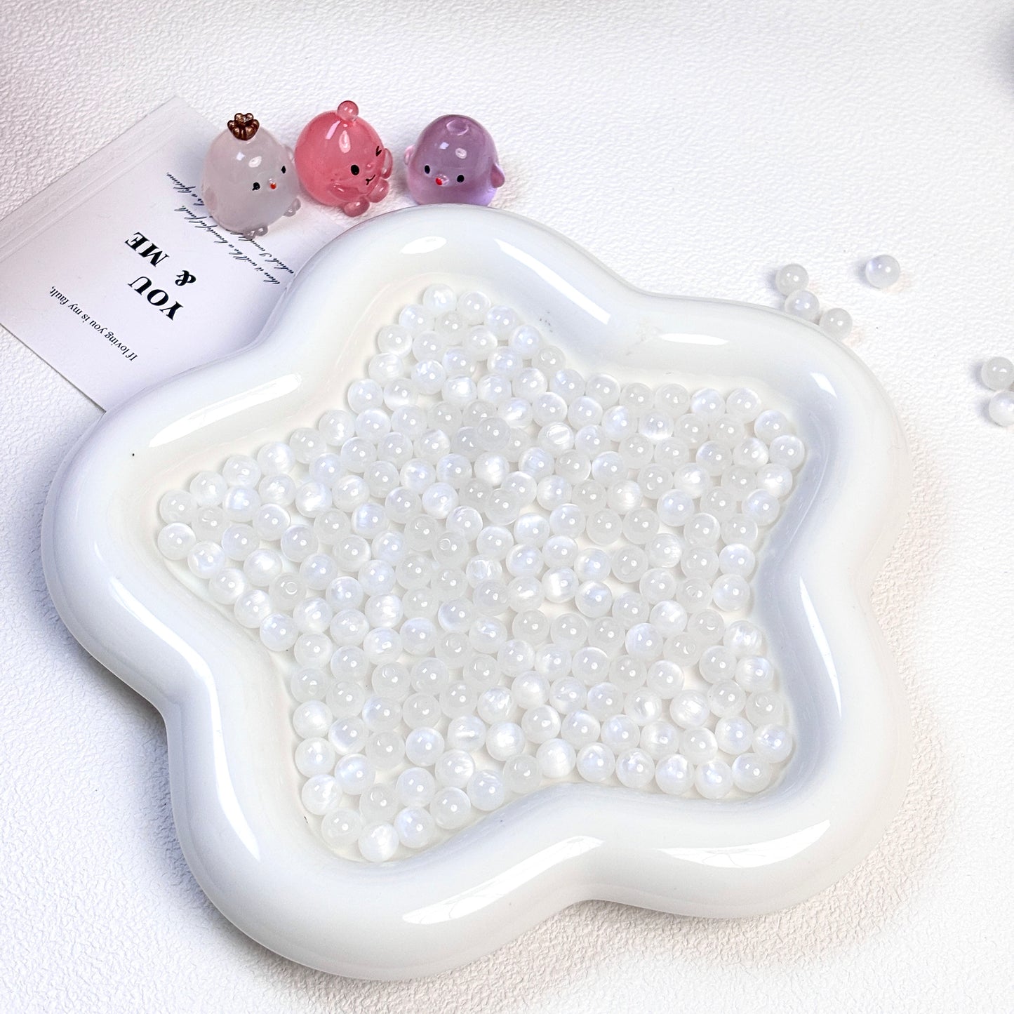 樹脂猫のアイビーズ8mm