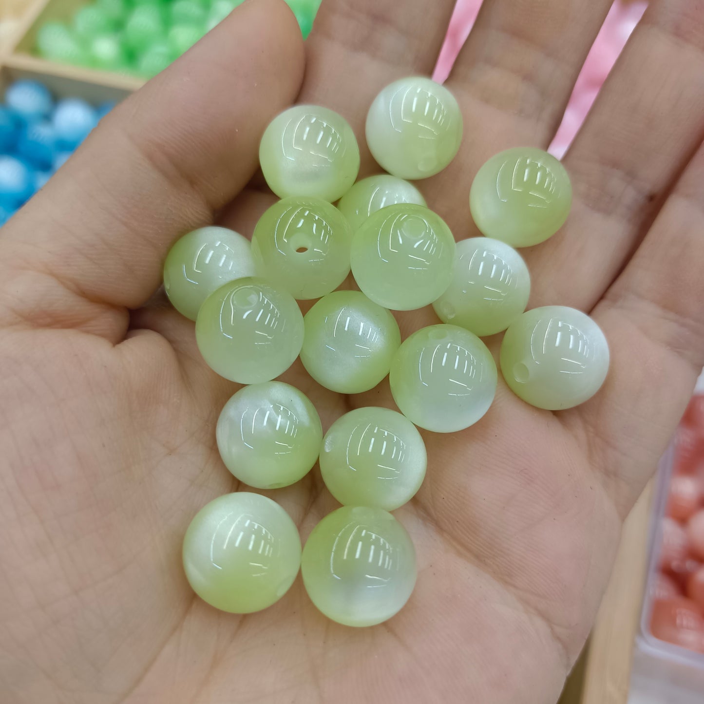 樹脂ゼリー猫目玉