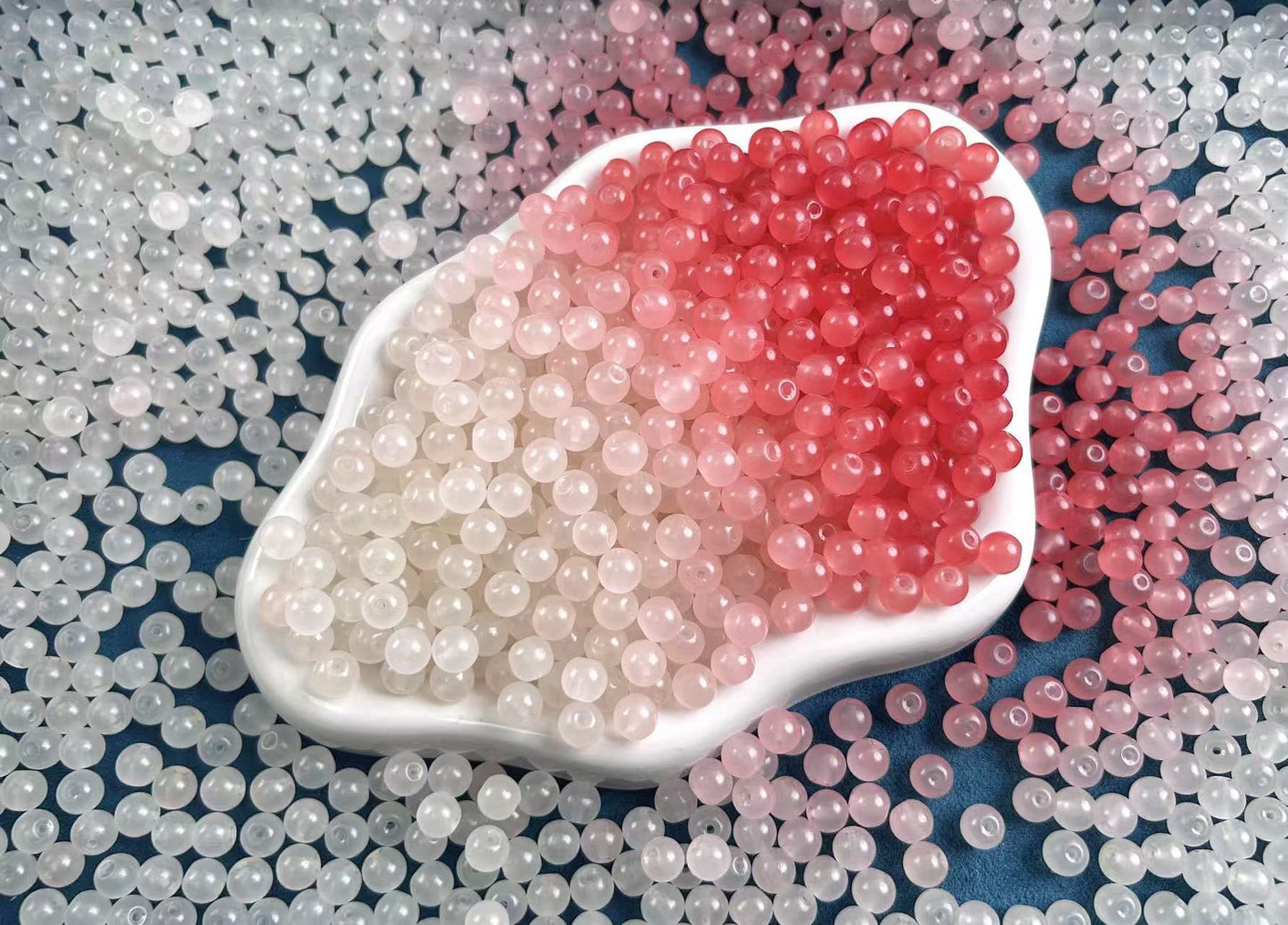 UVで色が変わる魔法ビーズ！ ブレスレット・ストラップ手作りキット用 バラ売りビーズパーツ