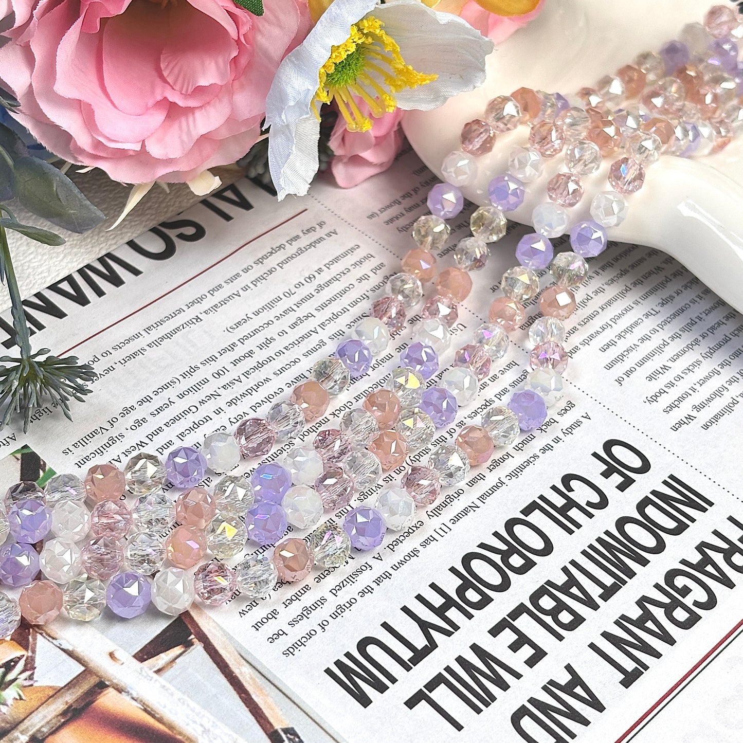 カラフルなビーズ