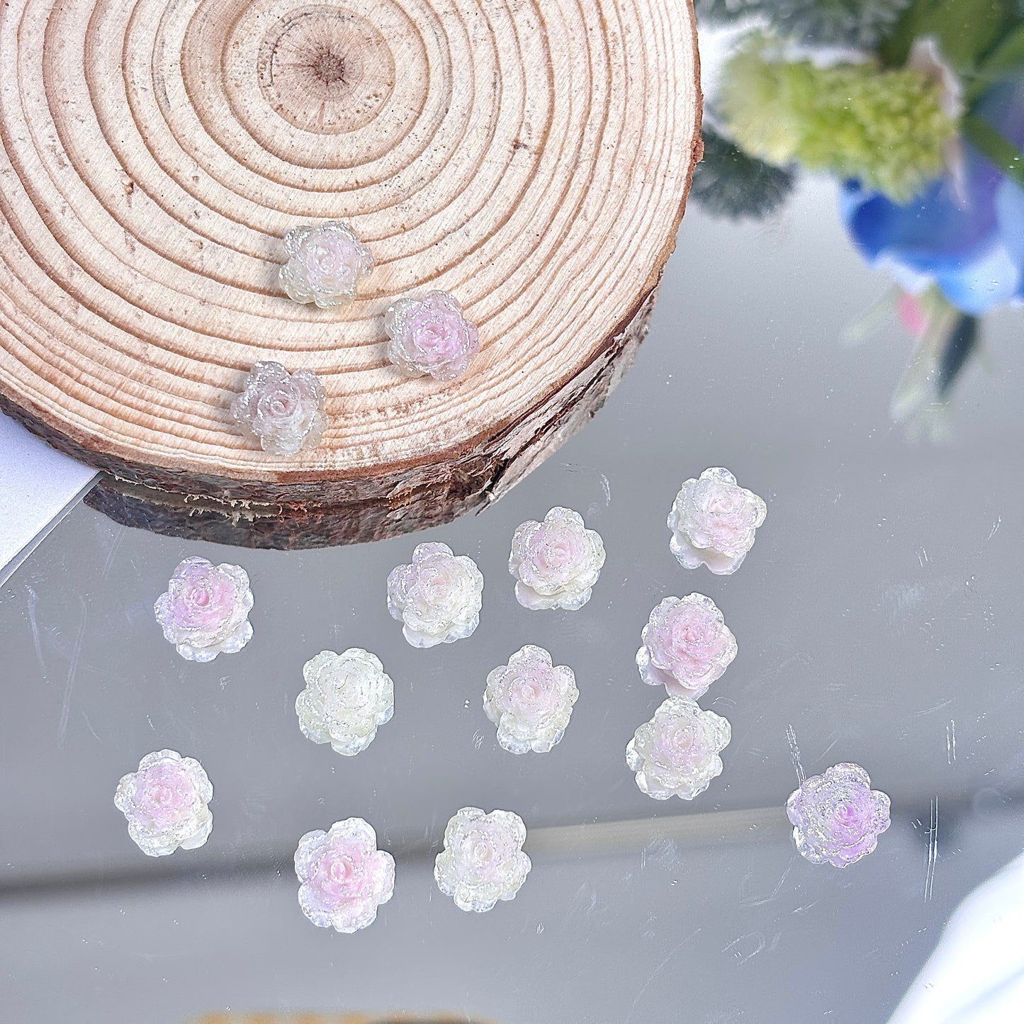 蛍光ソフトジェルローズ