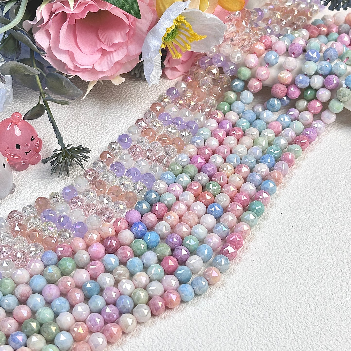 カラフルなビーズ