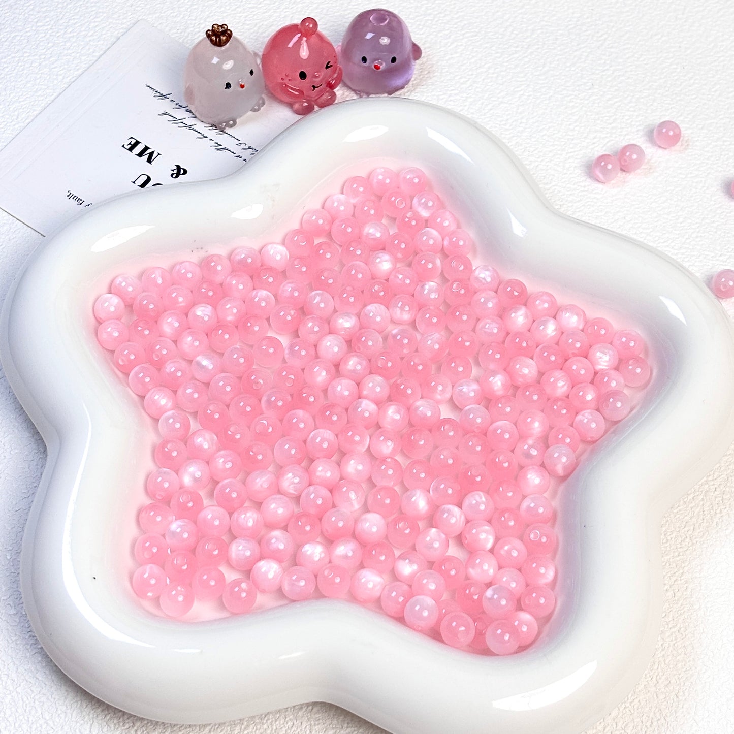 樹脂猫のアイビーズ8mm