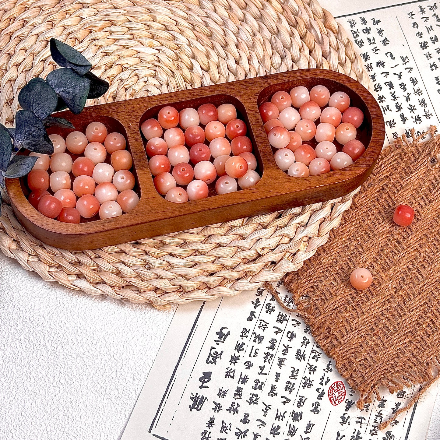 ナチュラルボディラウンドビーズ