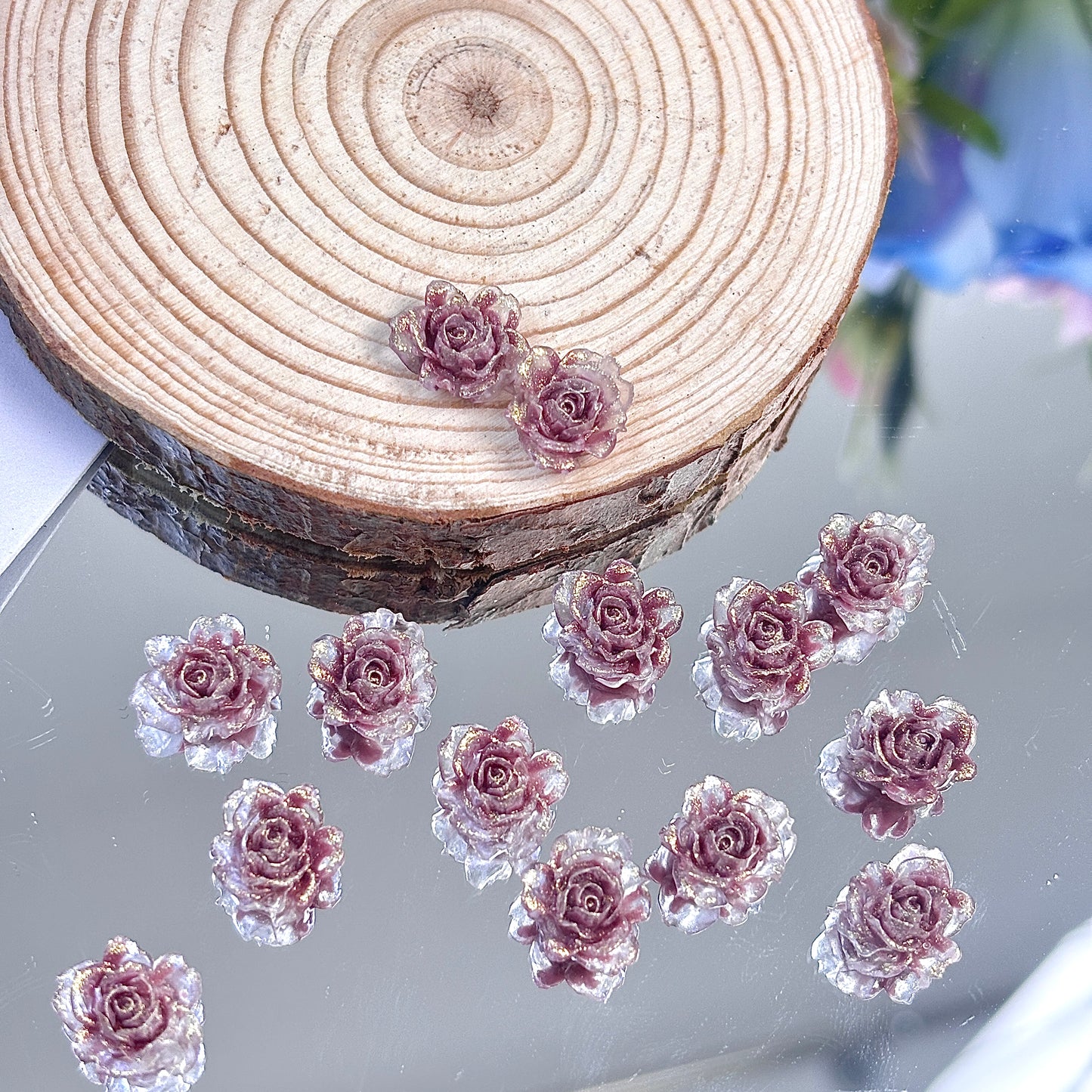 蛍光ソフトジェルローズ