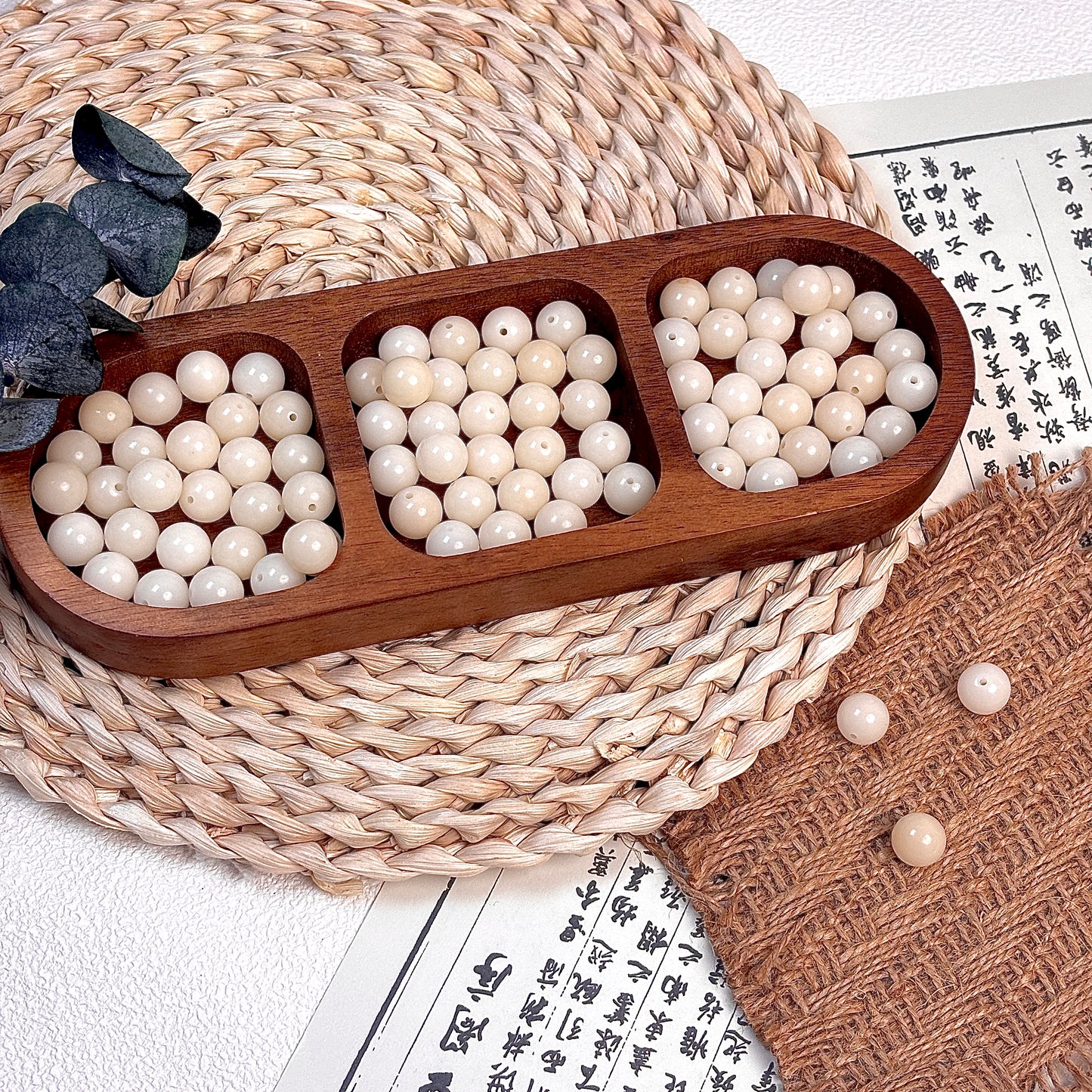 ナチュラルボディラウンドビーズ