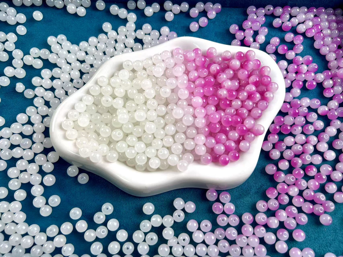 UVで色が変わる魔法ビーズ！ ブレスレット・ストラップ手作りキット用 バラ売りビーズパーツ