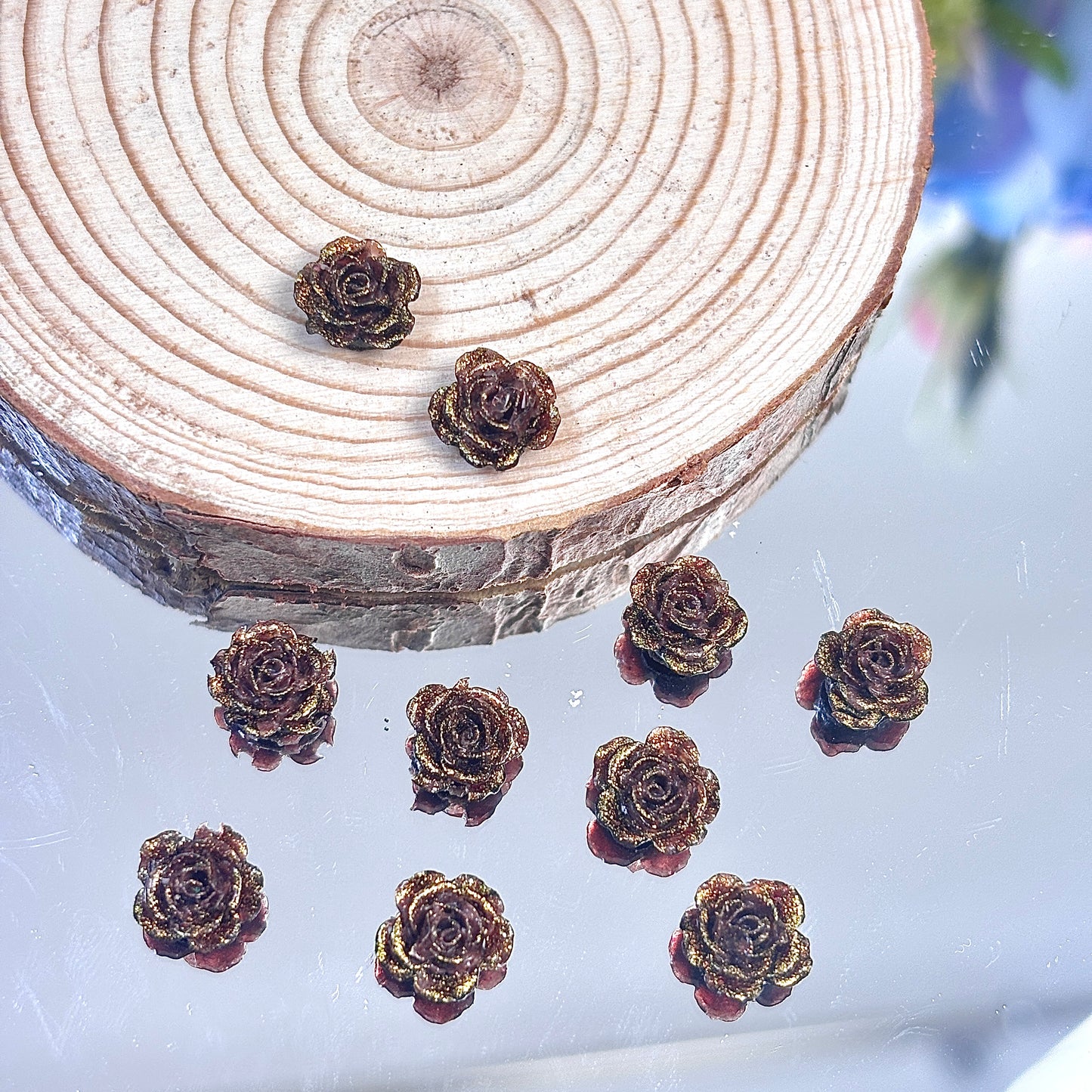 蛍光ソフトジェルローズ