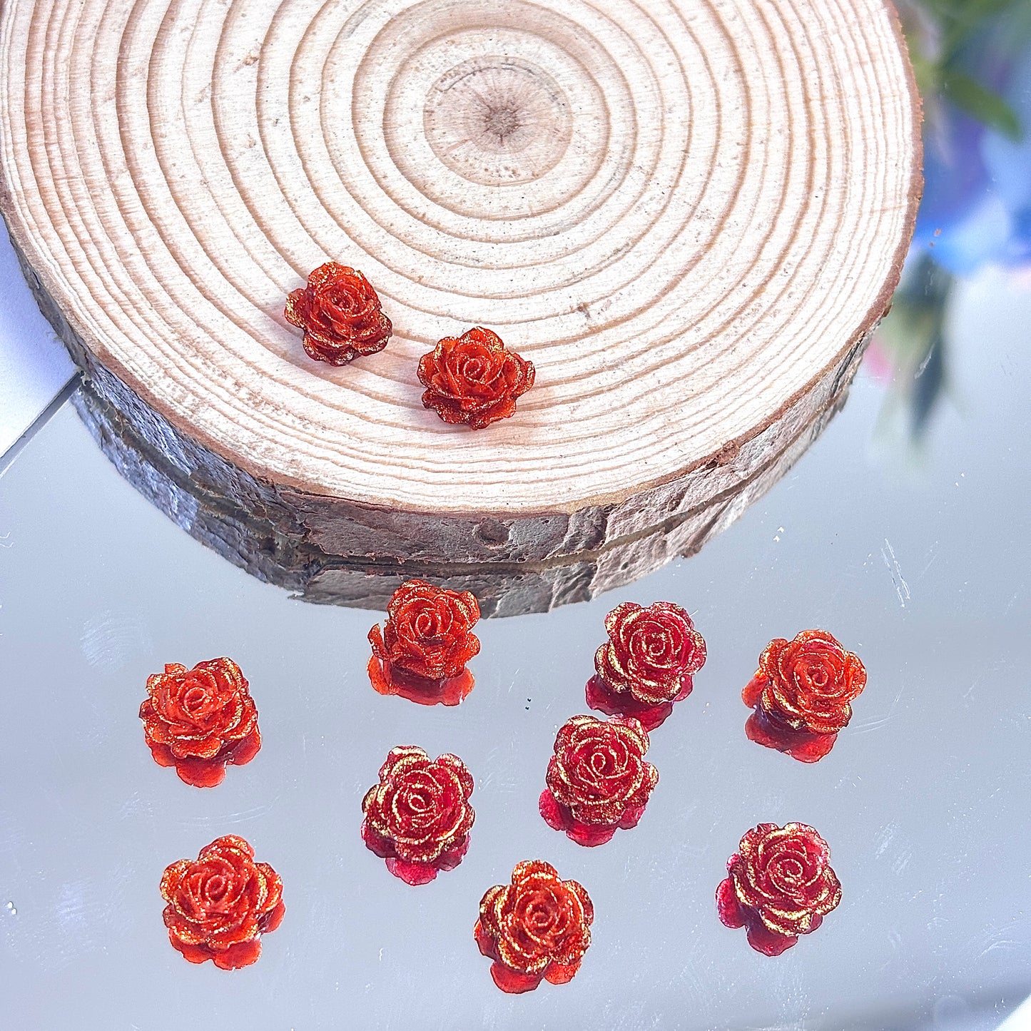 蛍光ソフトジェルローズ