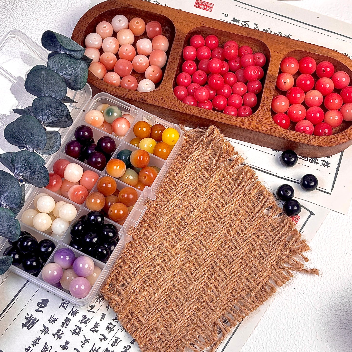 ナチュラルボディラウンドビーズ